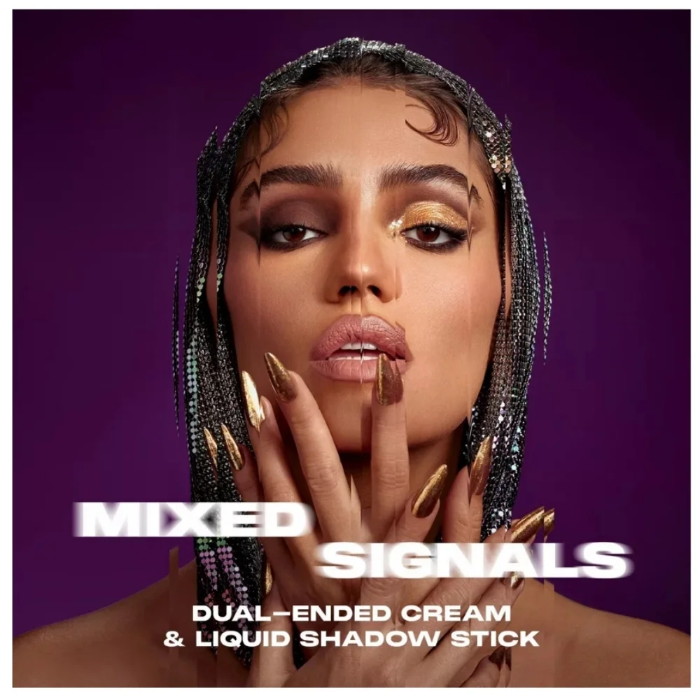 Mixed Signals Dual-Finish Cream & Liquid Shadow Stick Shade:Lover/Fighter 🆕